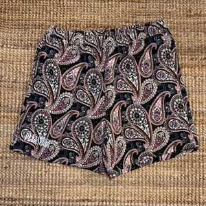 Pleasures Paisley Knit Rug Shorts Multicolor - size XL